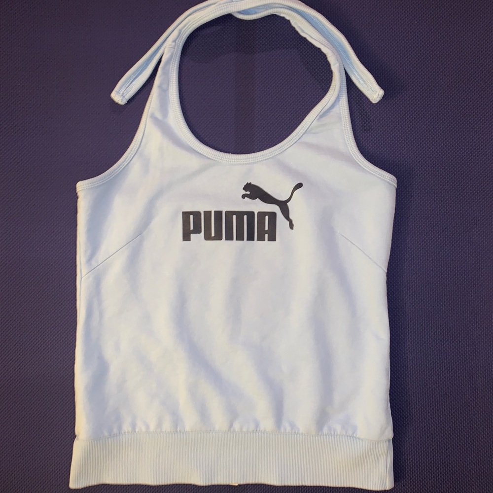 Vintage Puma Graphic Halter Top